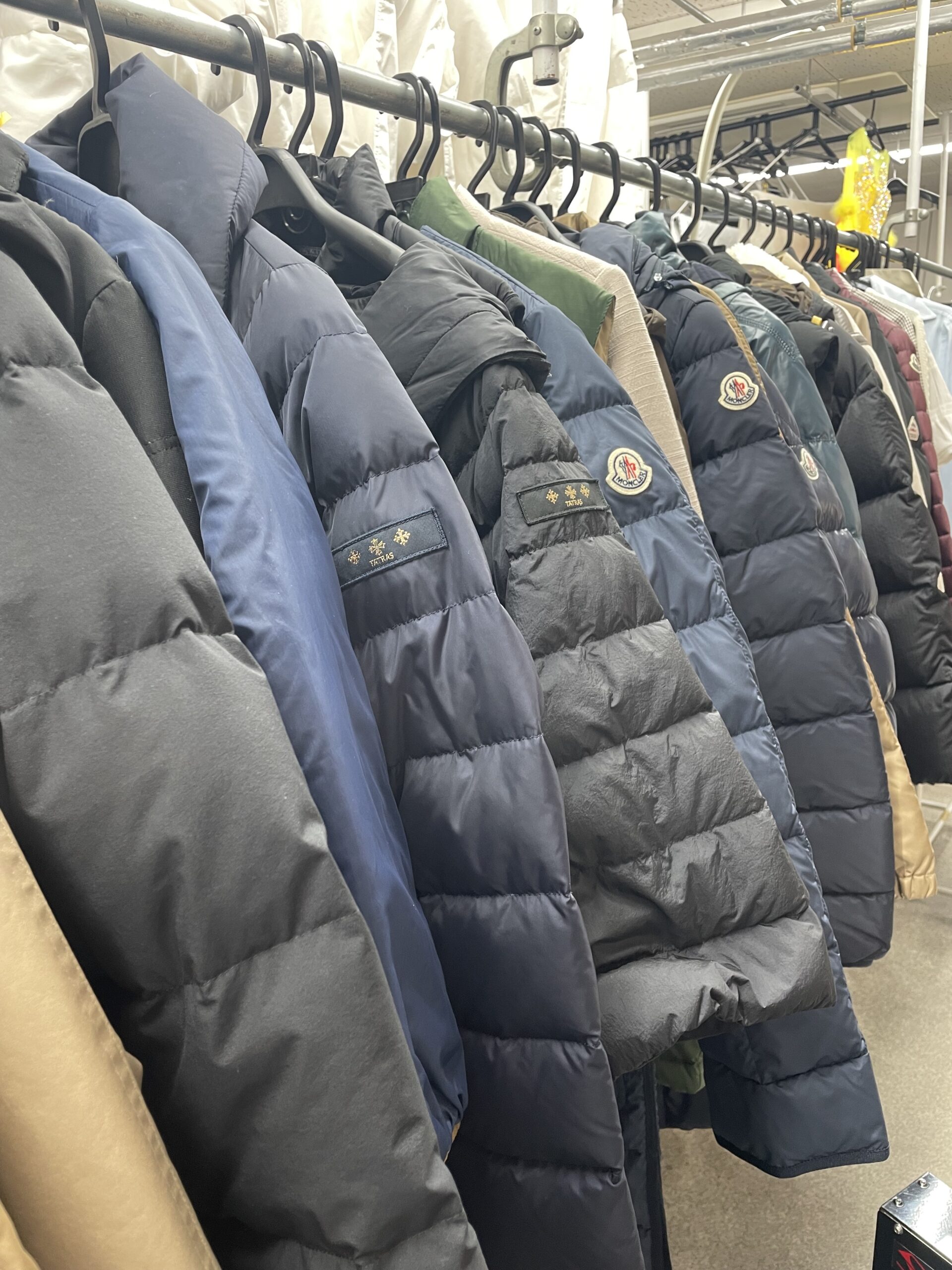 高級ダウンジャケットのクリーニング